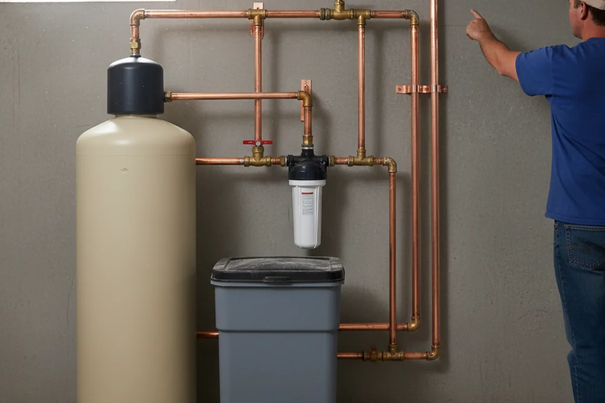 Whole-house water treatment system installed in Cresco